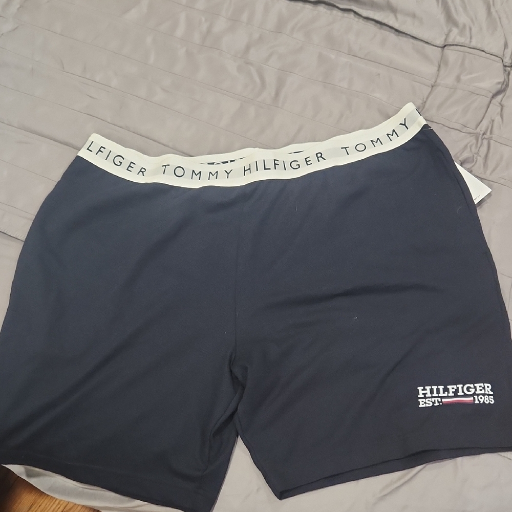 Navy Blue Hilfiger Sleep Shorts